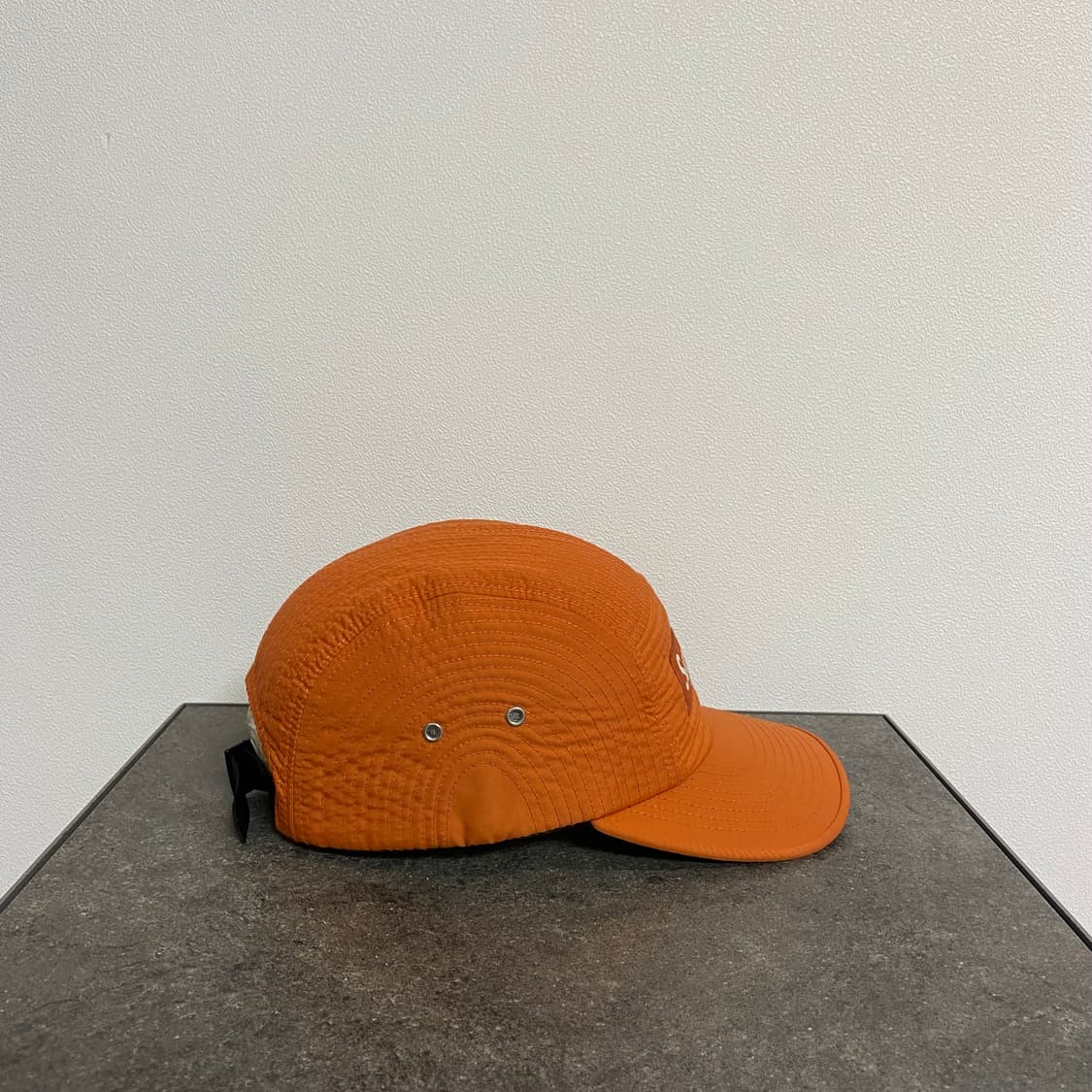 (OS) 슈프림 박스로고 캠프캡 모자 스티치 오렌지 상품이미지3