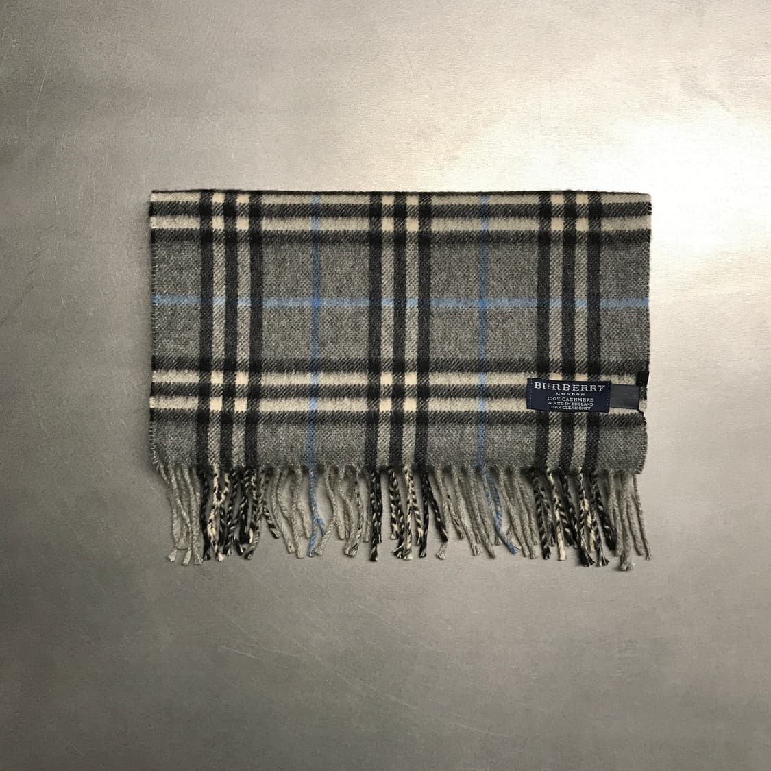 버버리 정품 캐시미어 머플러 그레이 상품이미지2