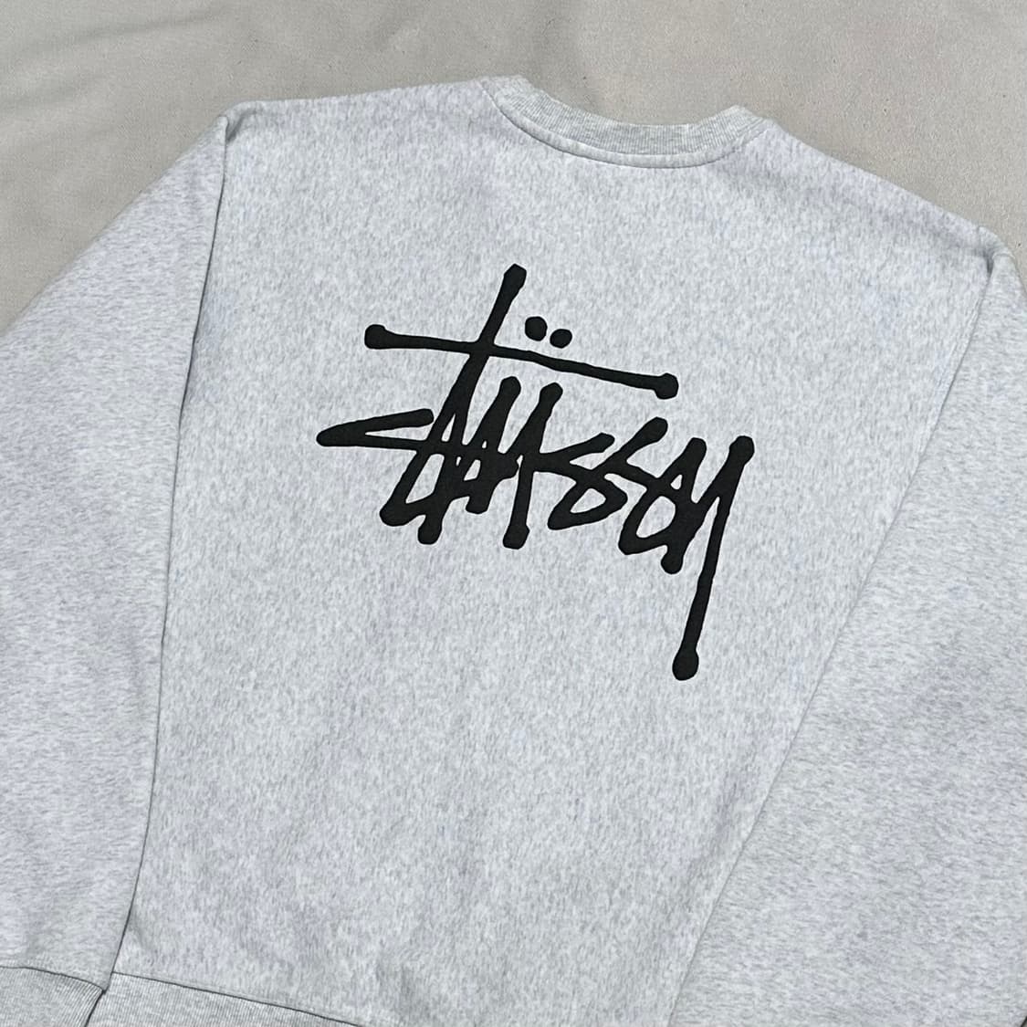 L 스투시 빅로고 기모 맨투맨 상품이미지1