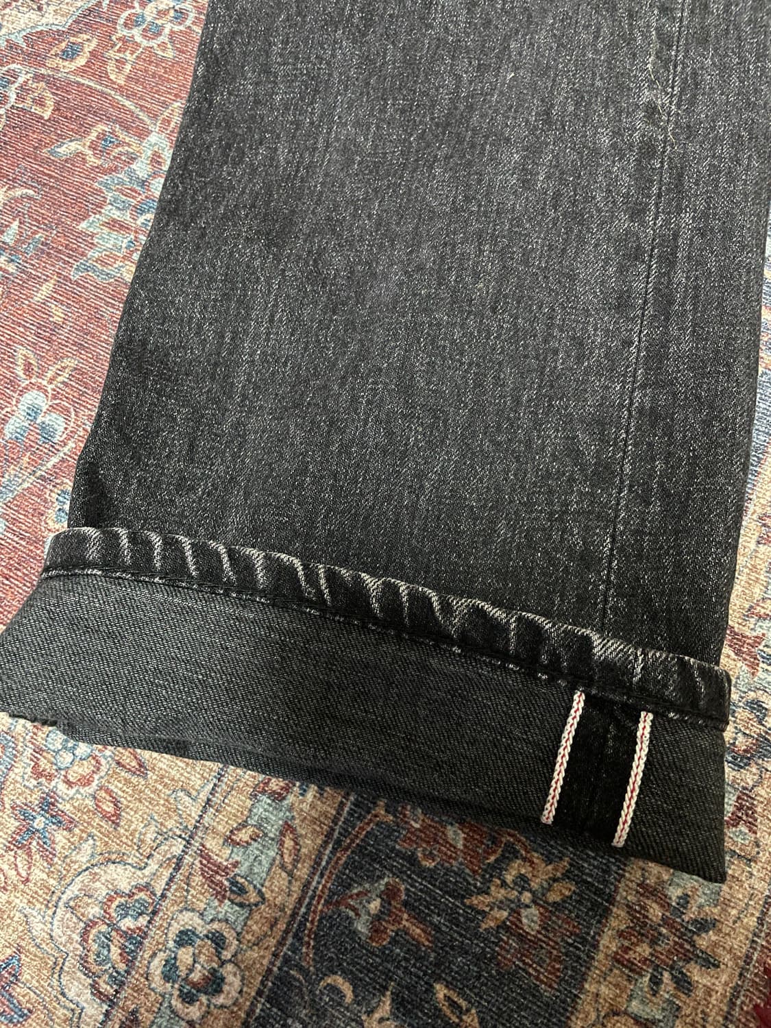 드레 프로젝트 G denim 블랙 셀비지 상품이미지4