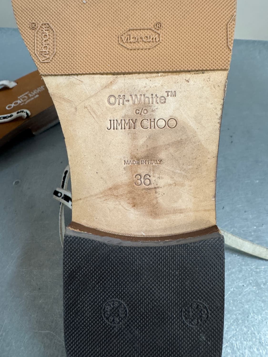 지미추 x 오프화이트 플랫 슈즈 36 상품이미지7