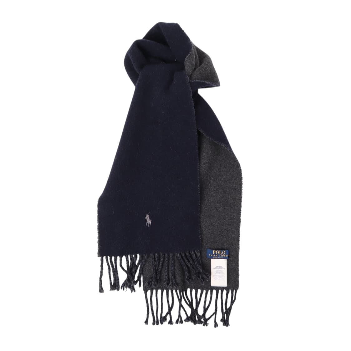 폴로 랄프로렌 이태리 울 챠콜 머플러 상품이미지1