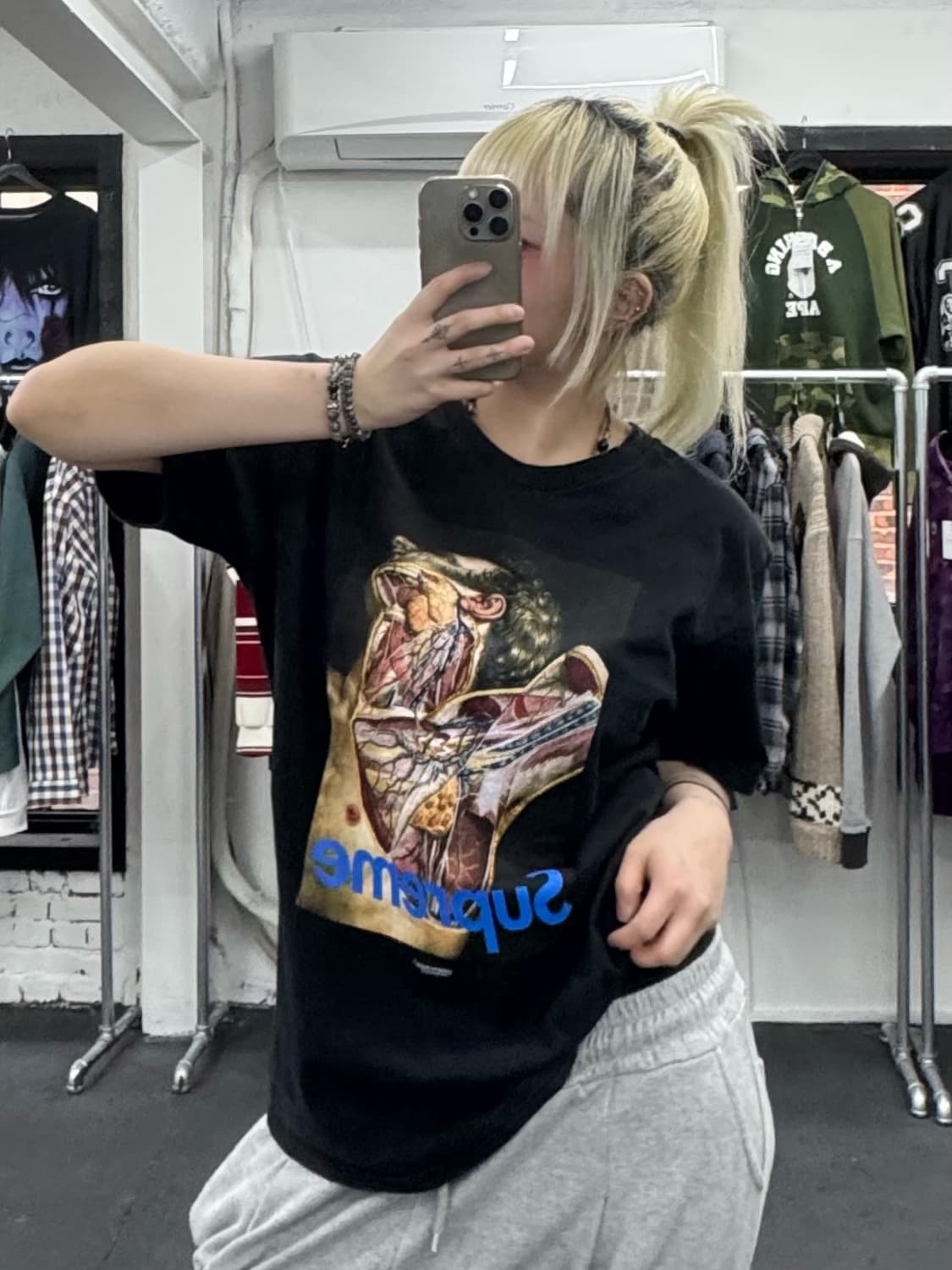 슈프림 언더커버 해부 티셔츠 상품이미지4