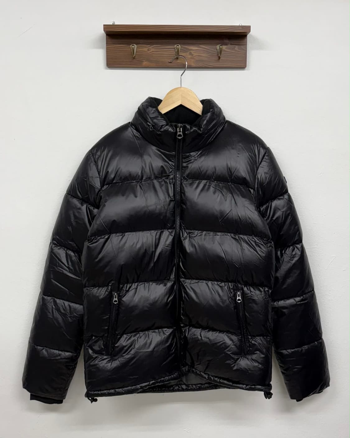 [S] 쇼트 NYC 글로시 푸퍼 패딩 상품이미지1