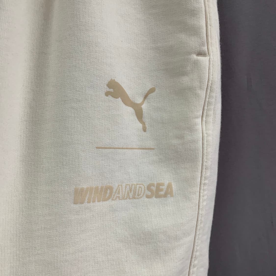 L 푸마 PUMA x WIND AND SEA 콜라보 스웻쇼츠 반바지 상품이미지5