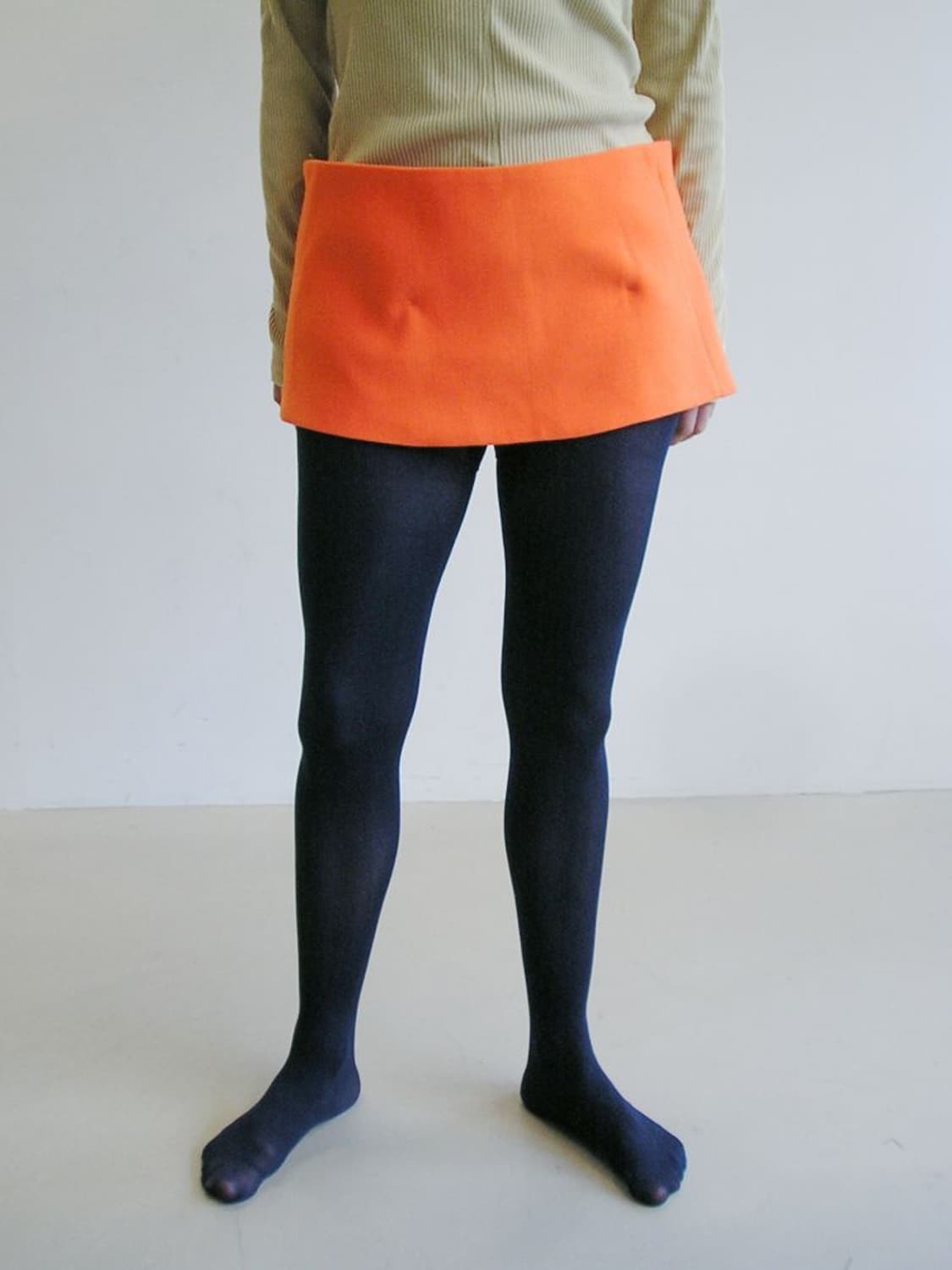 애옹쓰 eonts 레이어드 미니스커트 오렌지 2 상품이미지3