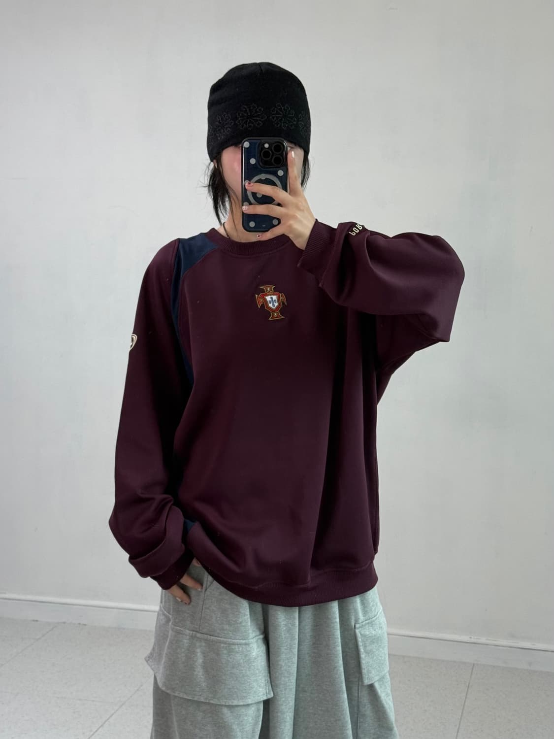 나이키 포르투갈 버건디 써멀탑 상품이미지1