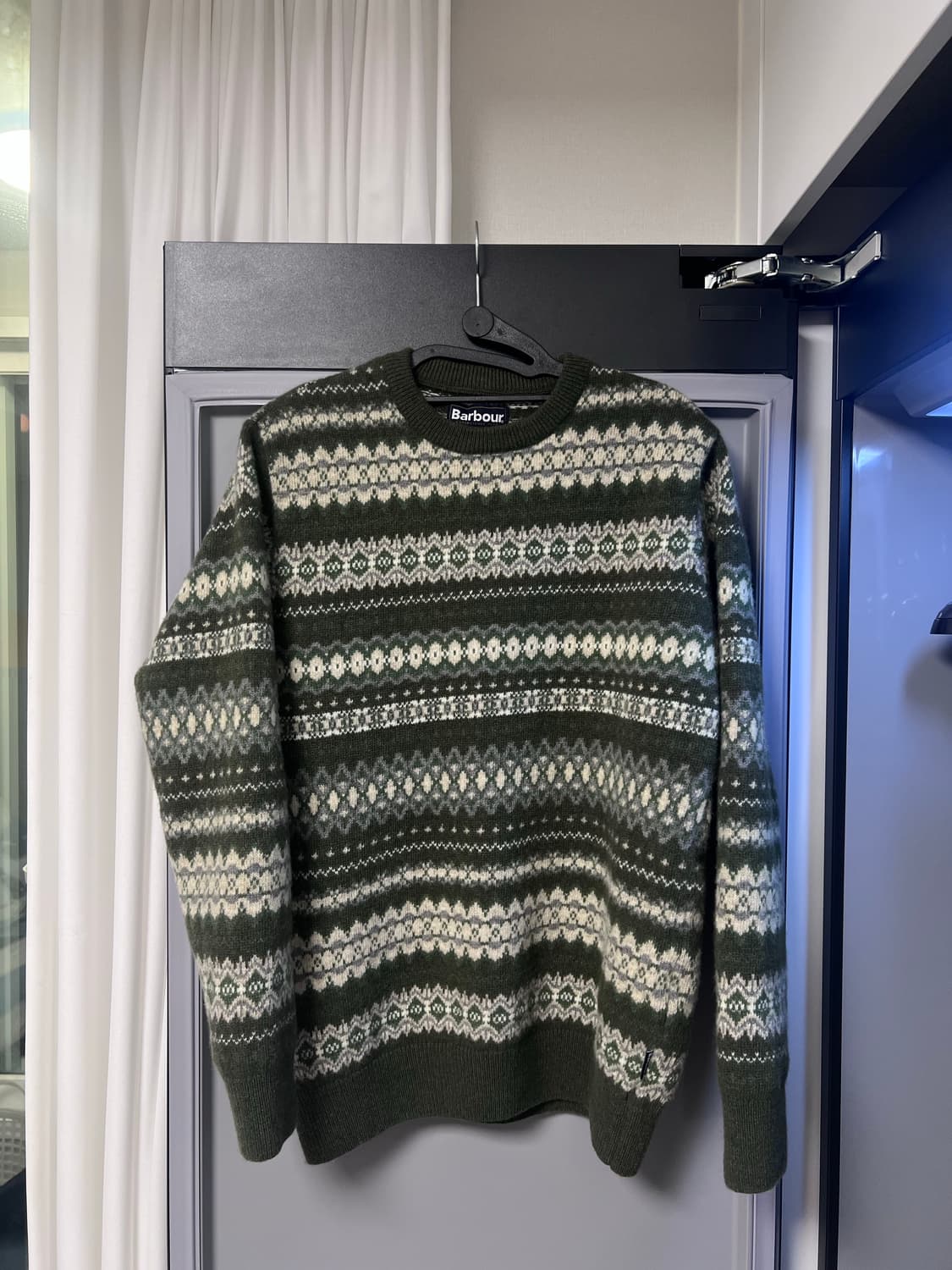 바버 페어아일 니트 L (100~105) 상품이미지1