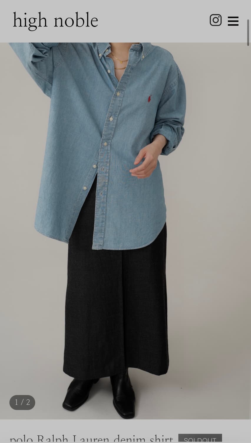 polo Ralph Lauren denim shirt 상품이미지1