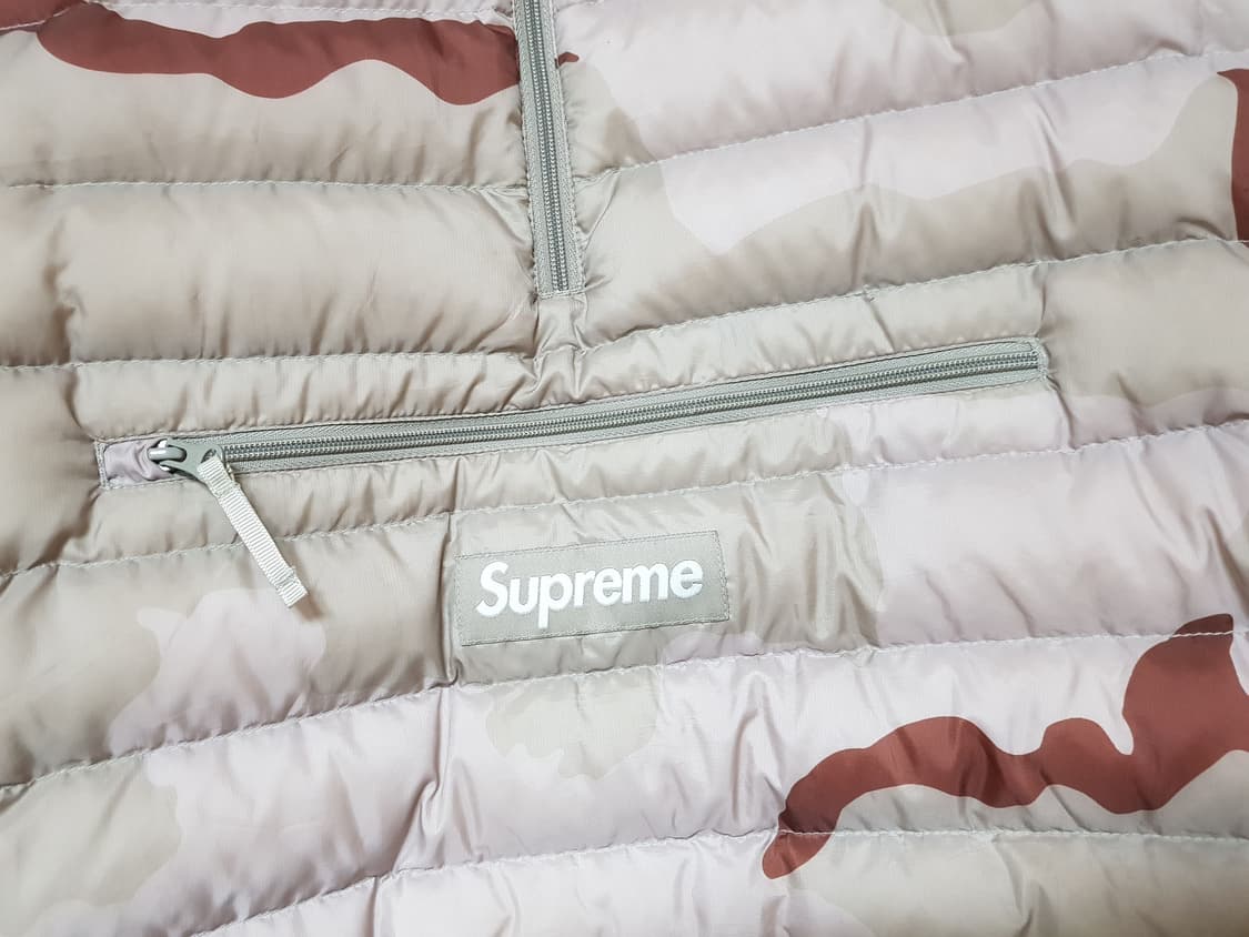 슈프림 마이크로 다운 하프 집 후드 패딩 데저트 카모 24FW 상품이미지4