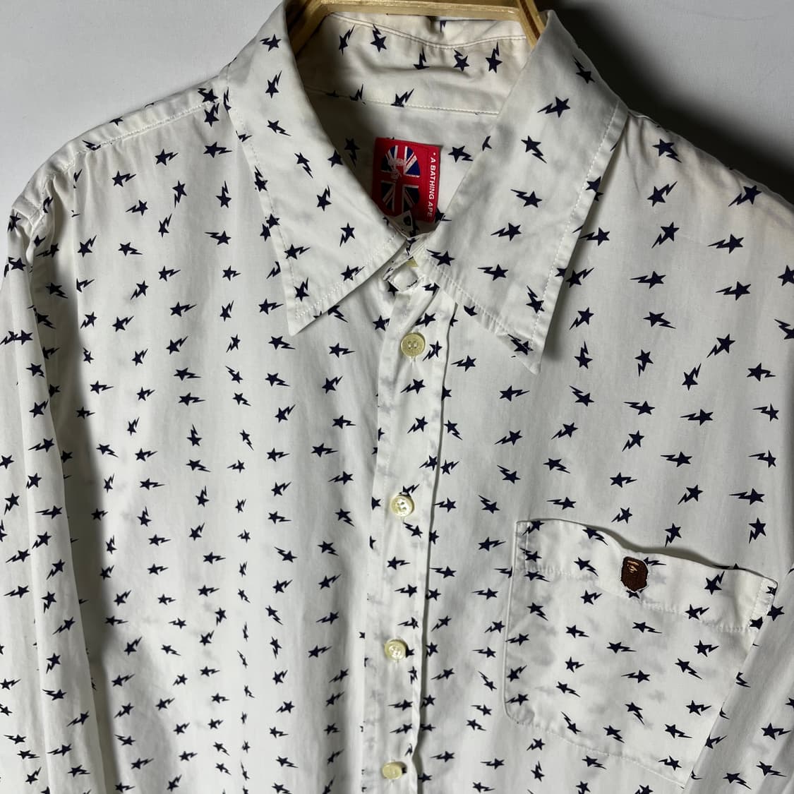 [Bape] 00's 베이프 A Bathing Ape 썬더도트 셔츠 상품이미지2