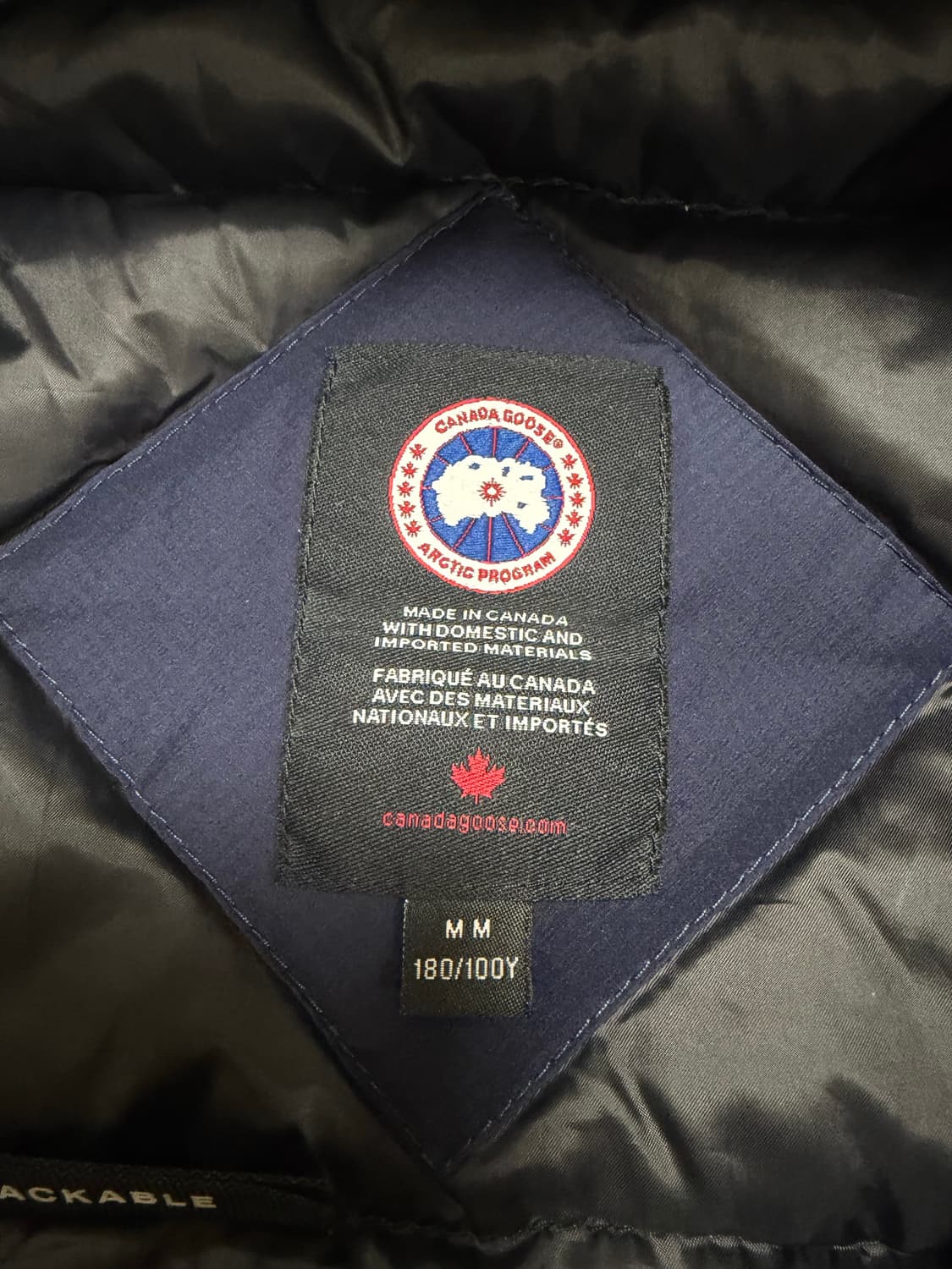 캐나다구스 롯지 후디 패딩 M 상품이미지3