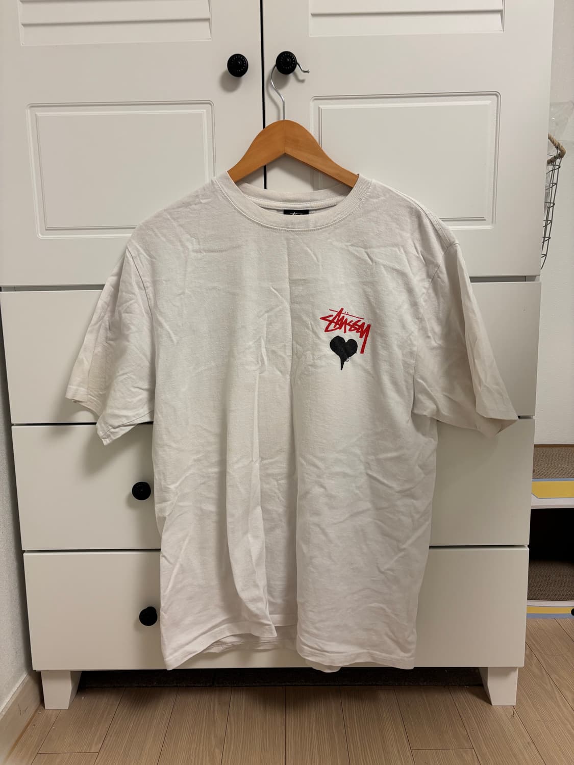 스투시 하트반팔티 상품이미지2