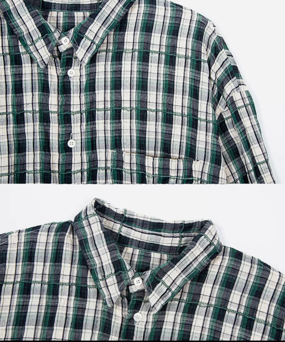 애니타임로릭 아이리스 셔츠 그린 색상 L 상품이미지3