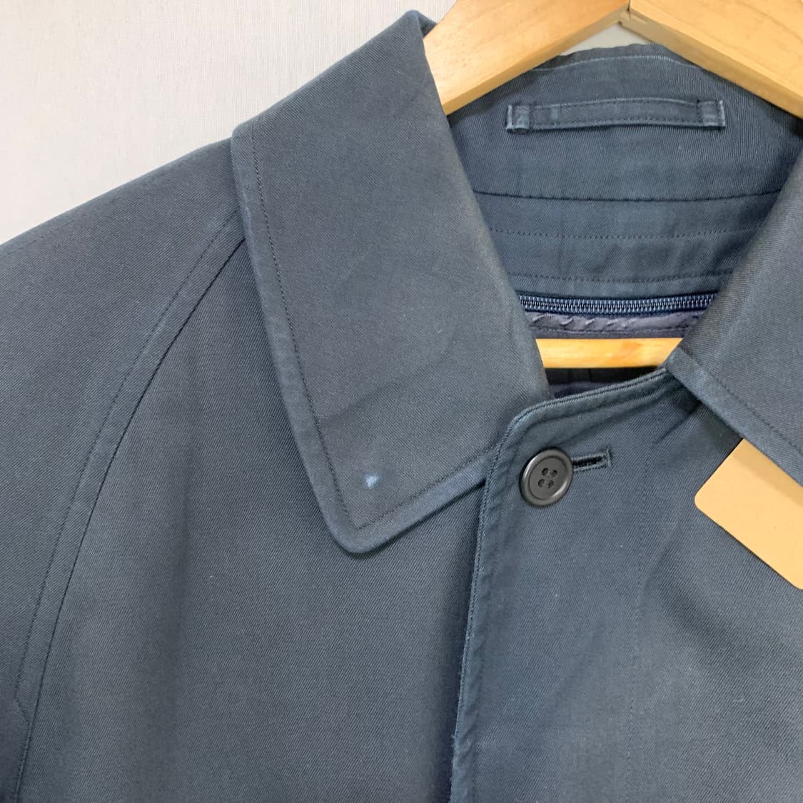 버버리 빈티지 네이비 트렌치 롱 코트 상품이미지6