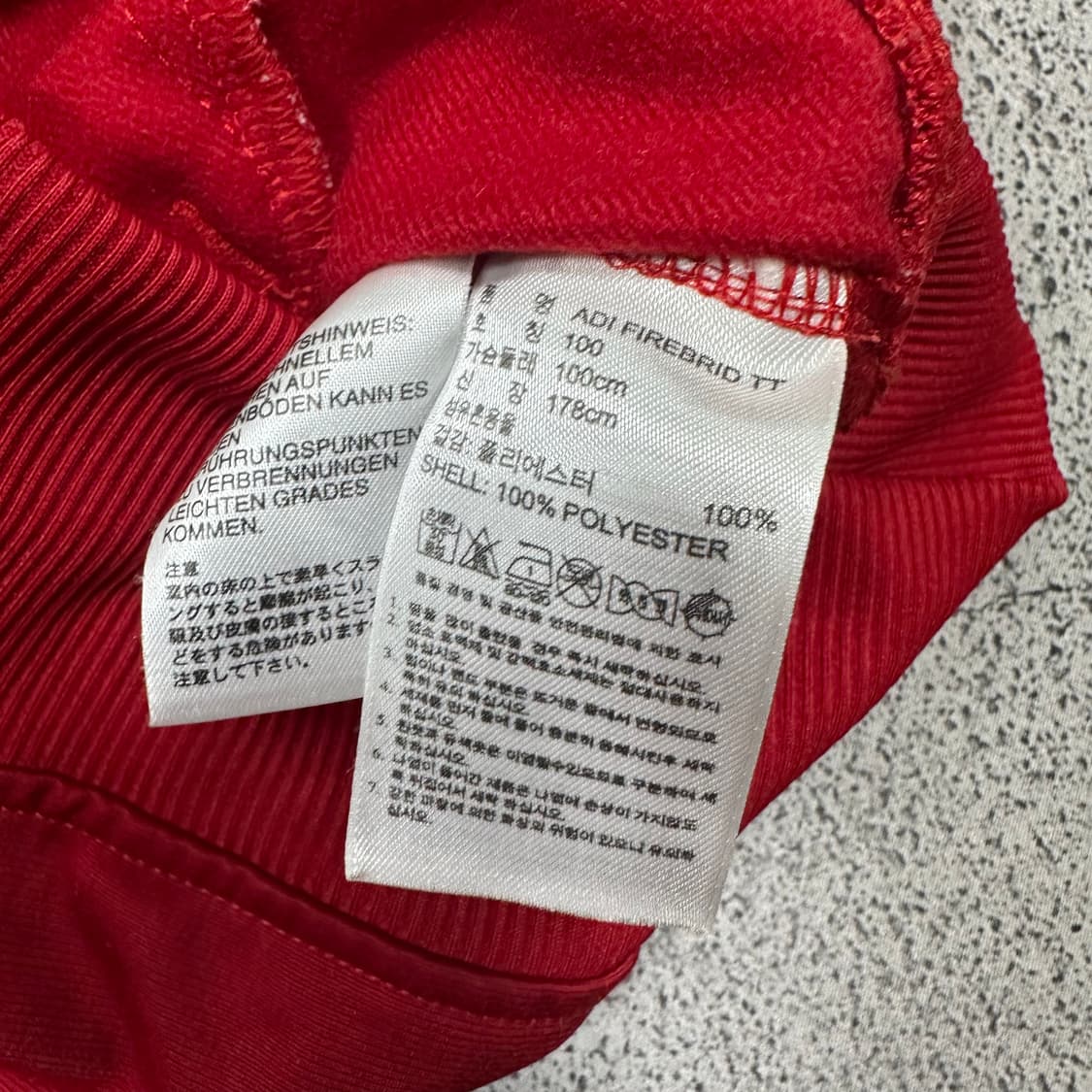 ✨ (바배) 아디다스 레드 버건디 구 파이어버드 트랙탑 져지  상품이미지4