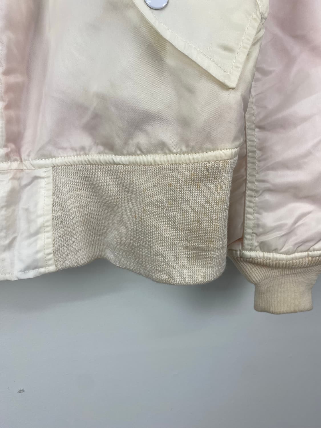 알파인더스트리 MA-1 플라이트 자켓 화이트 S 상품이미지5