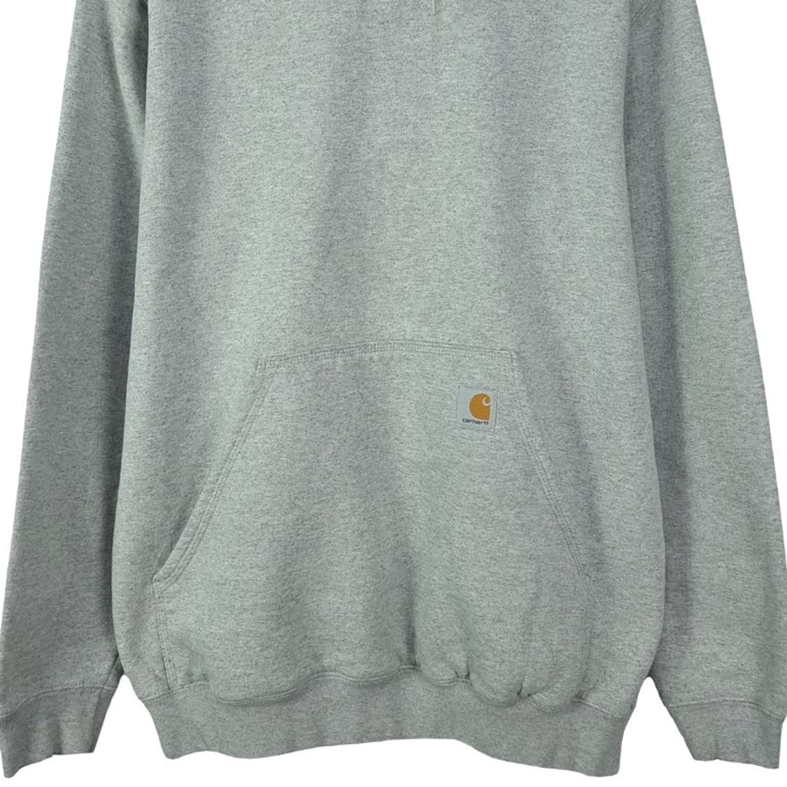 [칼하트] 로고 패치 오버핏 후드티 그레이 M18553 상품이미지5