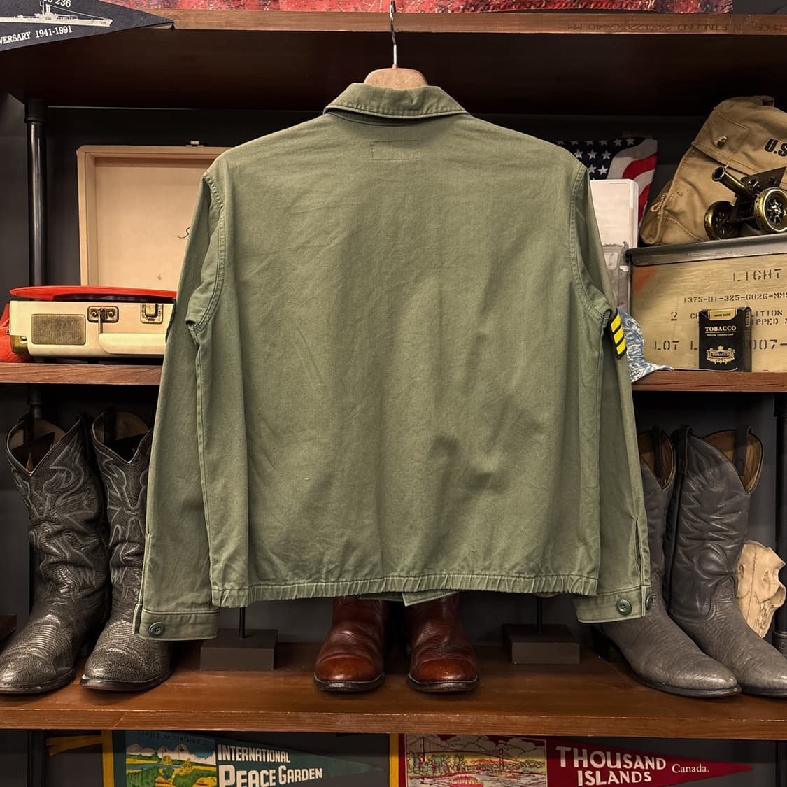 90s 아비렉스 OG-108 DMZ 패치워크 코튼 필드셔츠 N1147 상품이미지2