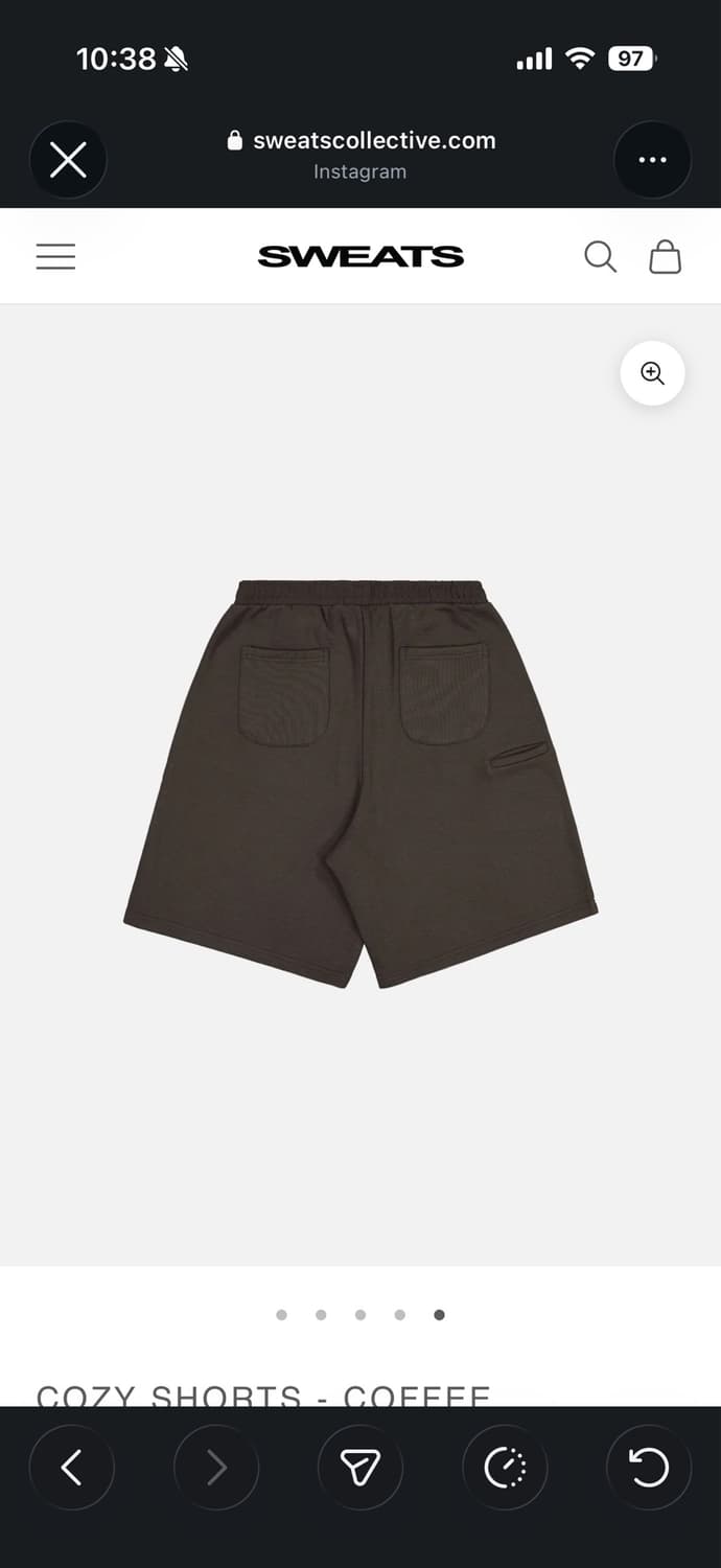 Cozy shorts - coffe 상품이미지2