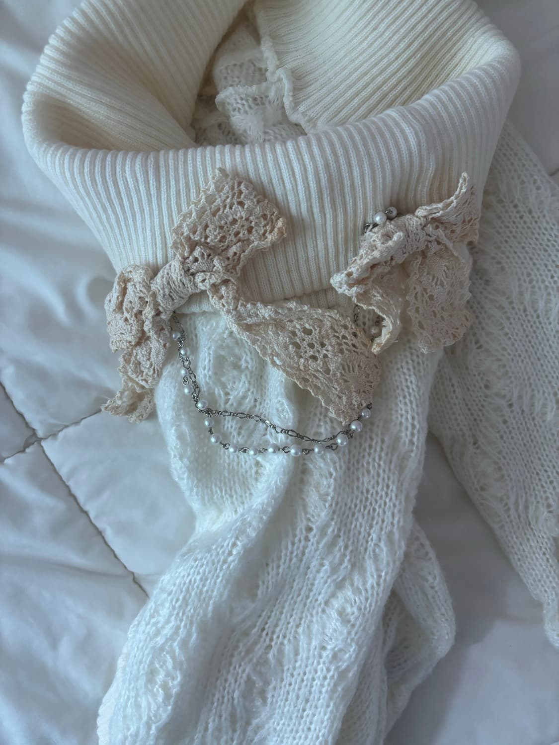 리즈리사 오픈숄더 오프숄더 원숄더 니트 상품이미지2