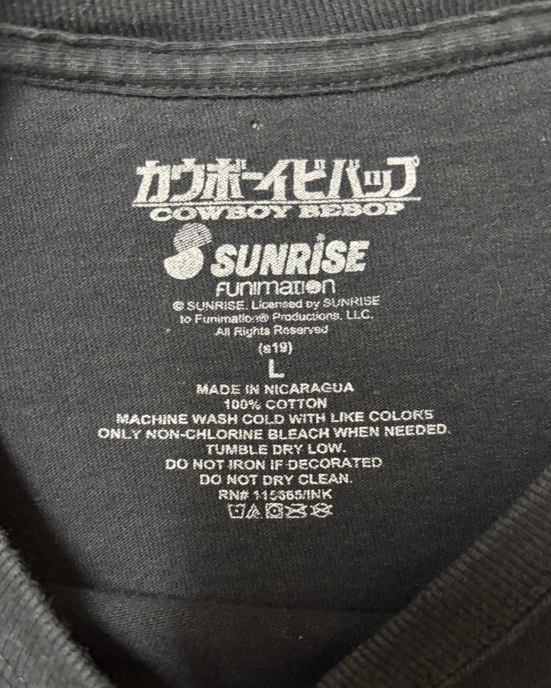 카우보이 비밥 Cowboy bepop 오피셜 애니메이션 긴팔 티셔츠 상품이미지4