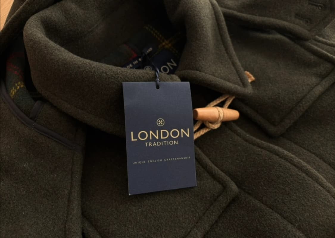 런던 트레디션 투톤 더플코트 42사이즈 새상품급 상품이미지2