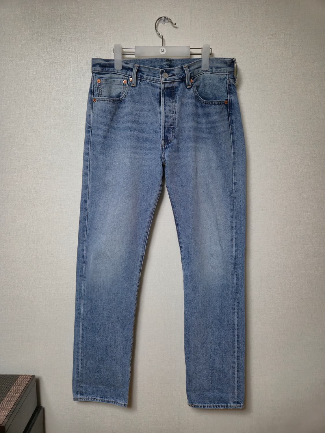 [Levi's] 리바이스 프리미엄 501 셀비지 연청 (W33 L34) 상품이미지1