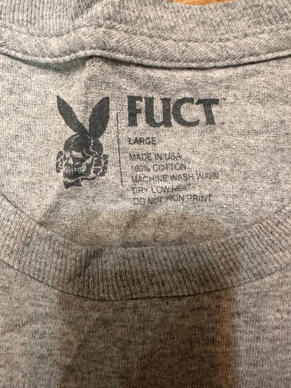 00s Fuct 퍽트 빈티지 그레이 티셔츠 L 사이즈  상품이미지2