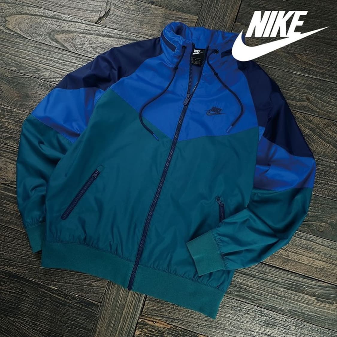 [나이키] 로고 프린팅 윈드러너 바람막이 자켓 M19575 상품이미지1