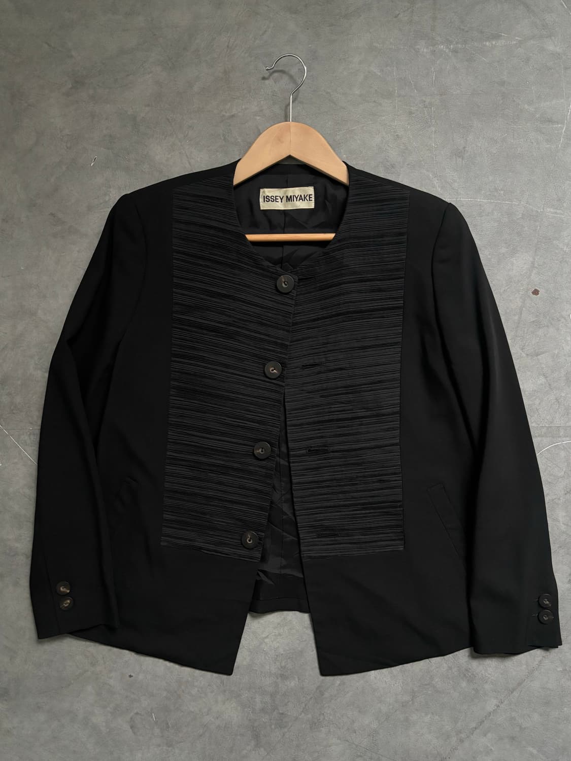 Issey Miyake 이세이미야케 플리츠 블랙 가디건  상품이미지6