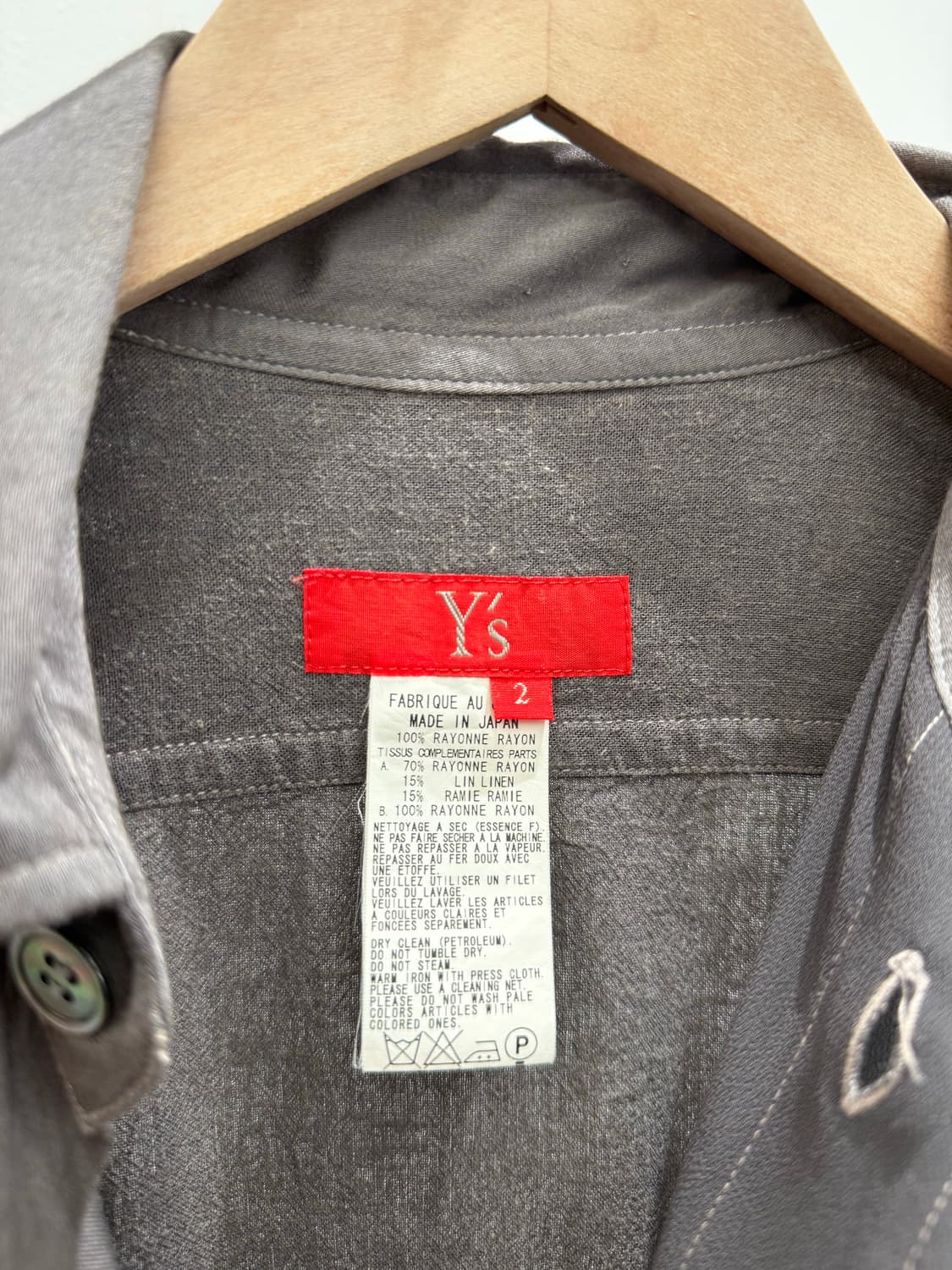 요지야마모토 셔츠 상품이미지4