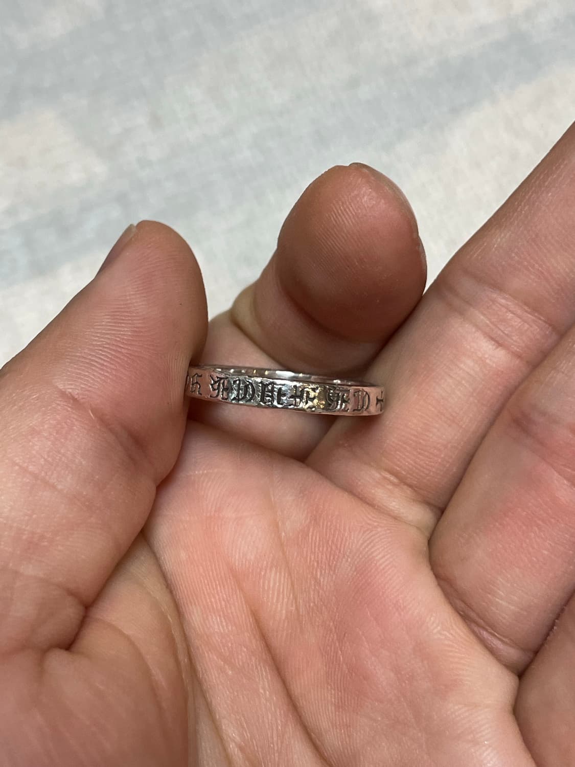 [US7.5] 크롬하츠 퍽유링 3mm 국내영수증, 풀구성 상품이미지4