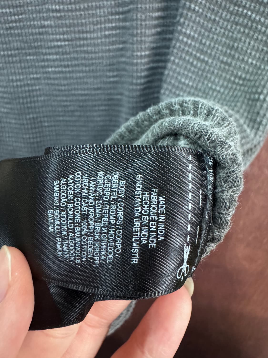 Double RL RALPH LAUREN 1993 헨리넥 와플 반팔티 상품이미지5
