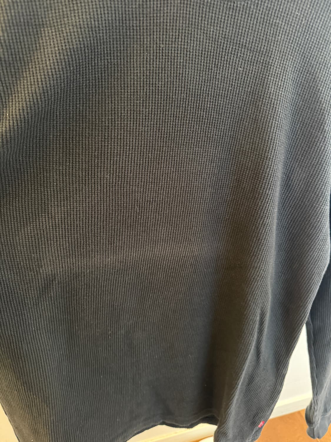 리바이스 와플 긴팔티셔츠 블랙 S 상품이미지4