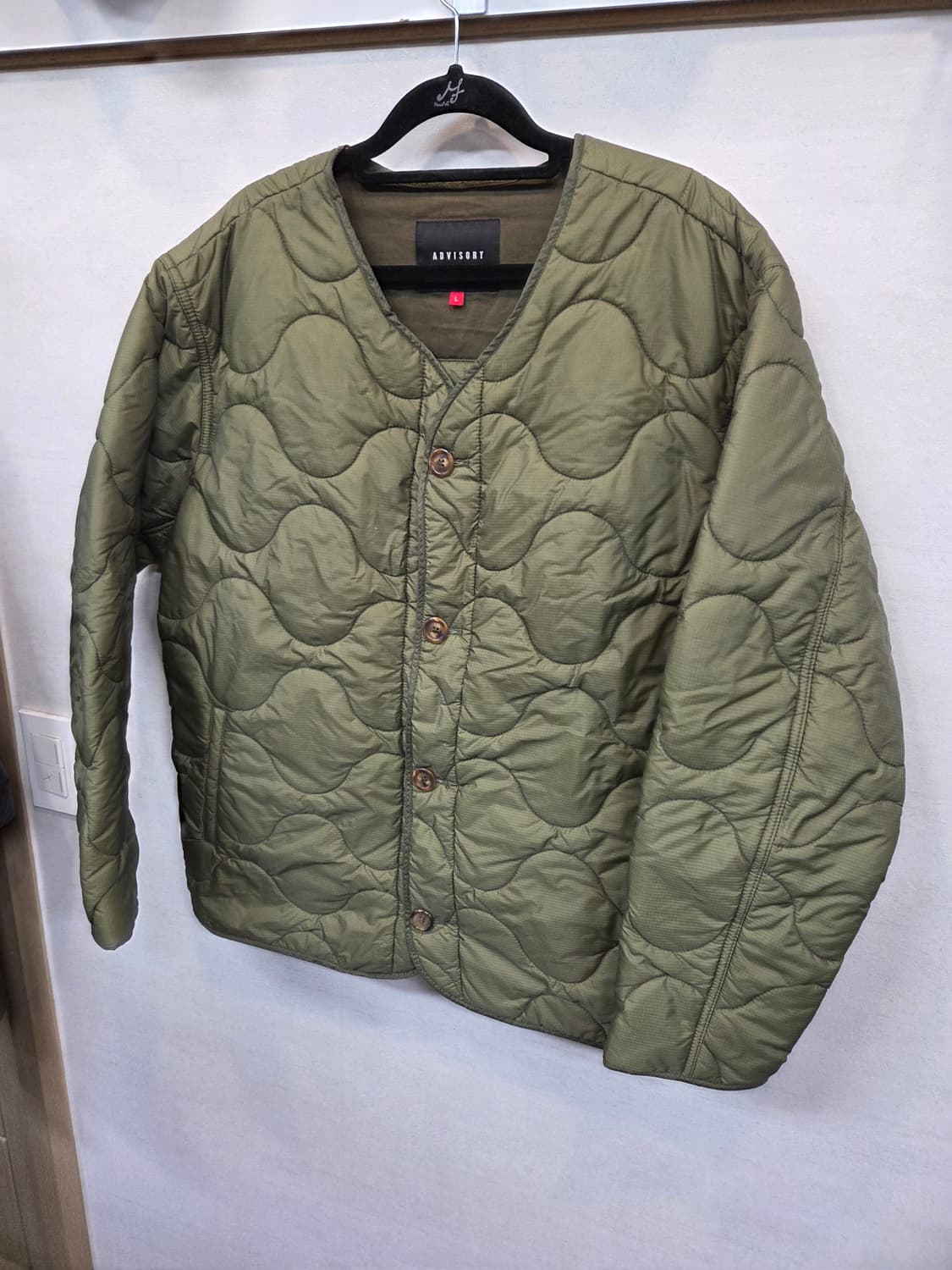 어드바이저리 퀄팅 깔깔이 자켓 L 상품이미지5