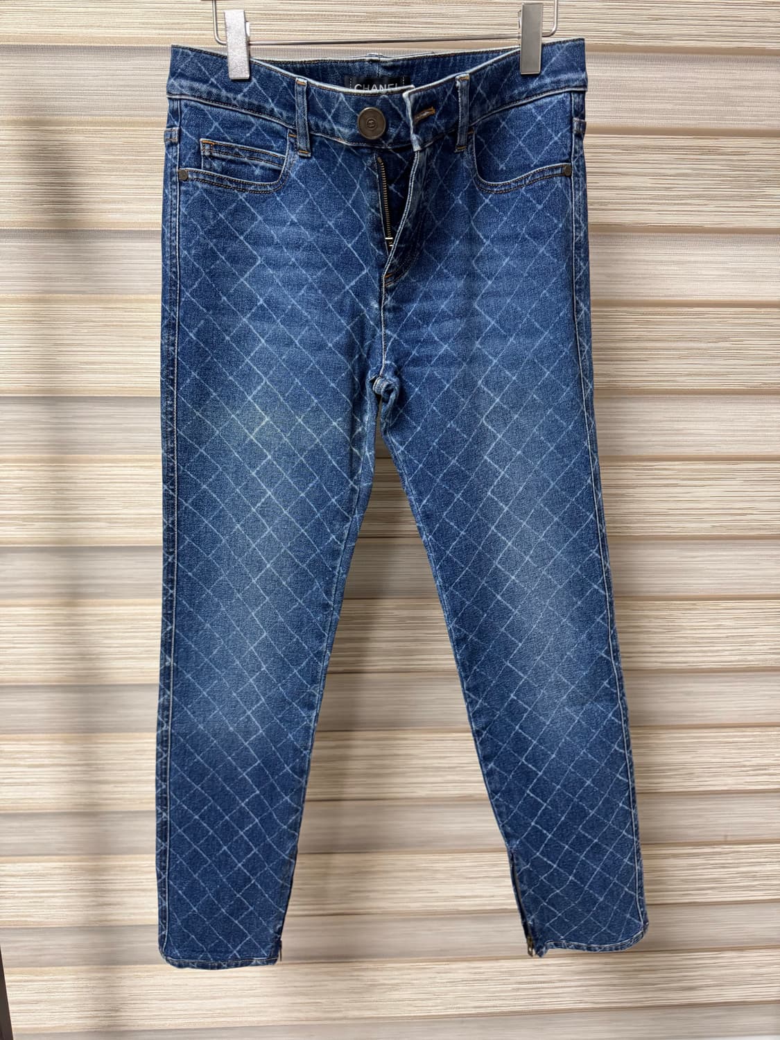 샤넬 여성 다이아몬드 패턴 청바지 36 상품이미지1