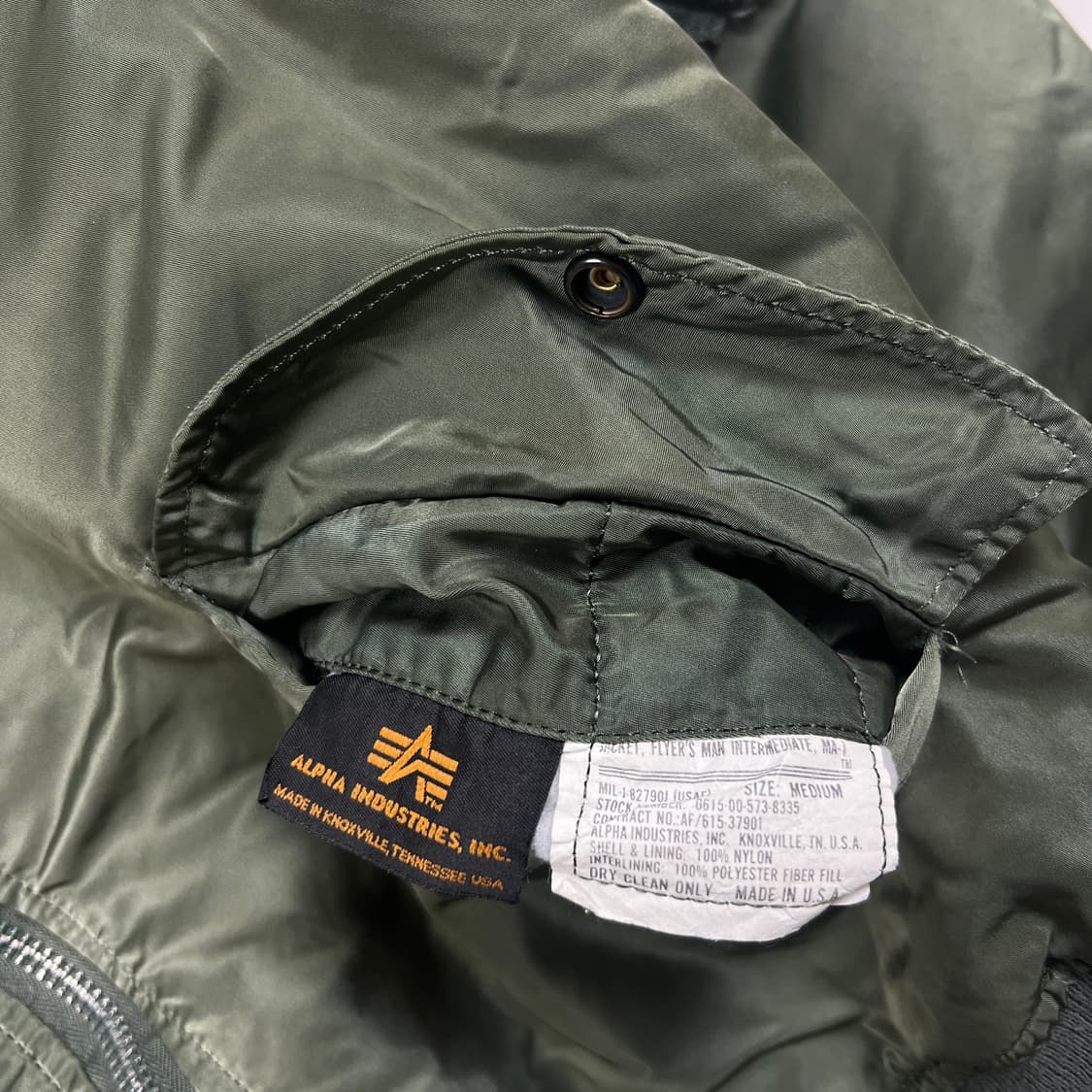 90‘s 알파인더스트리 alpha ma-1 마원 봄버자켓 상품이미지7