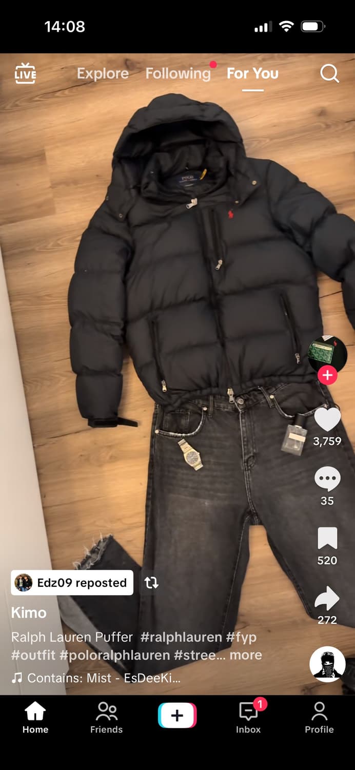 [새상품]폴로 랄프 로렌 무광 패딩 (블랙) 상품이미지3