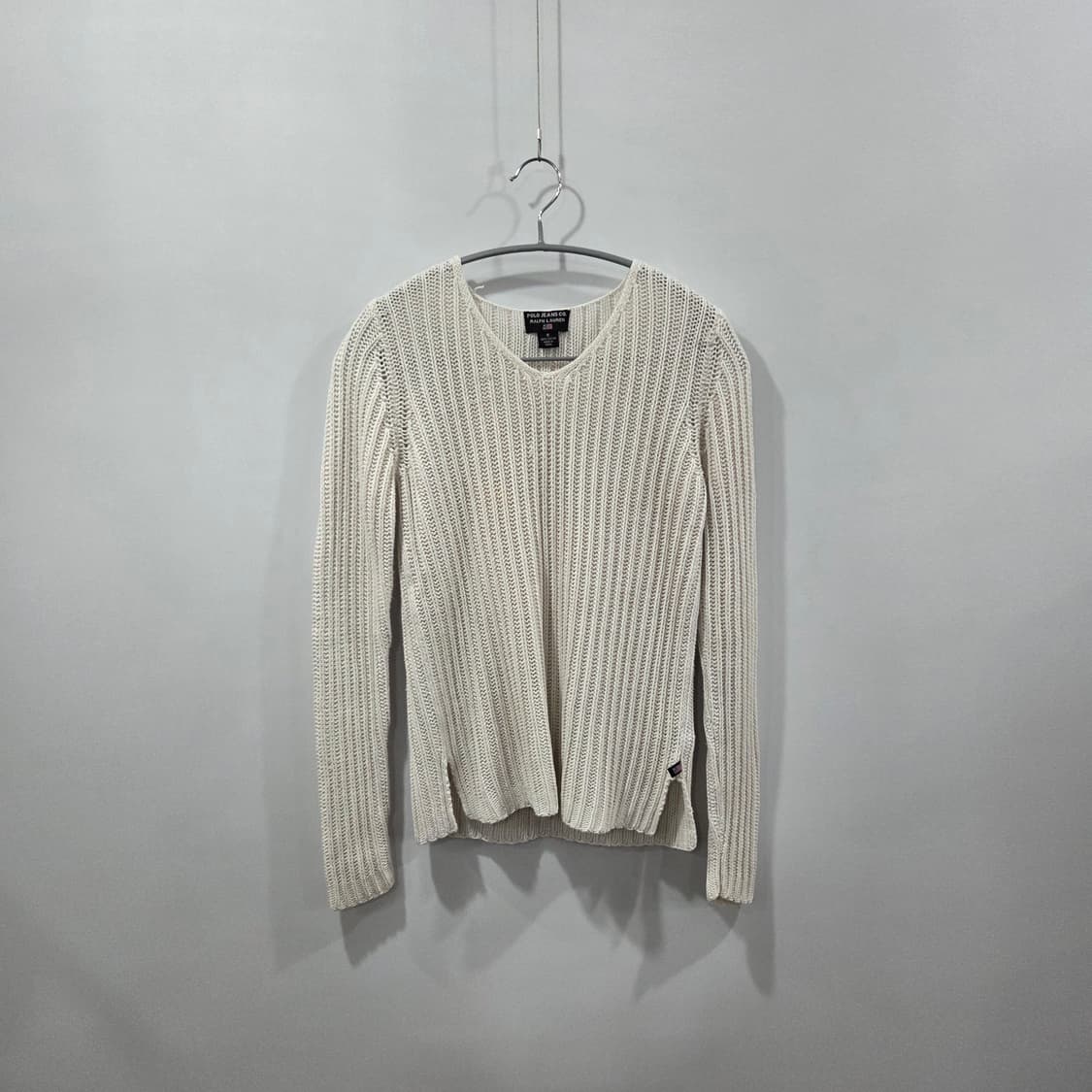 폴로진스 브이넥 니트 S 상품이미지1