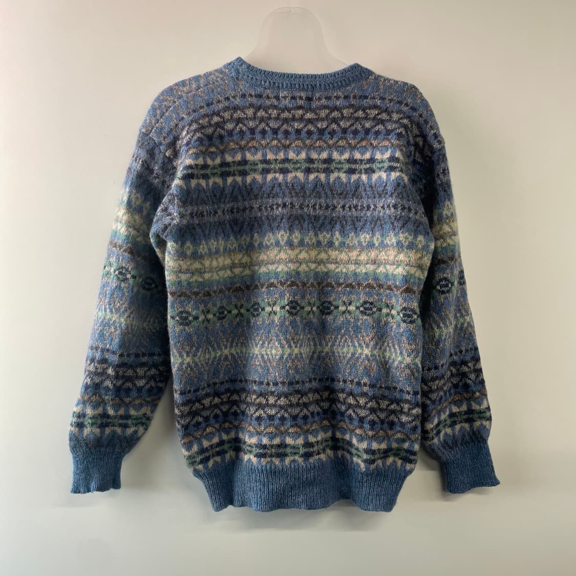 빈티지 노르딕 퓨어 울 라운드 니트 상품이미지6