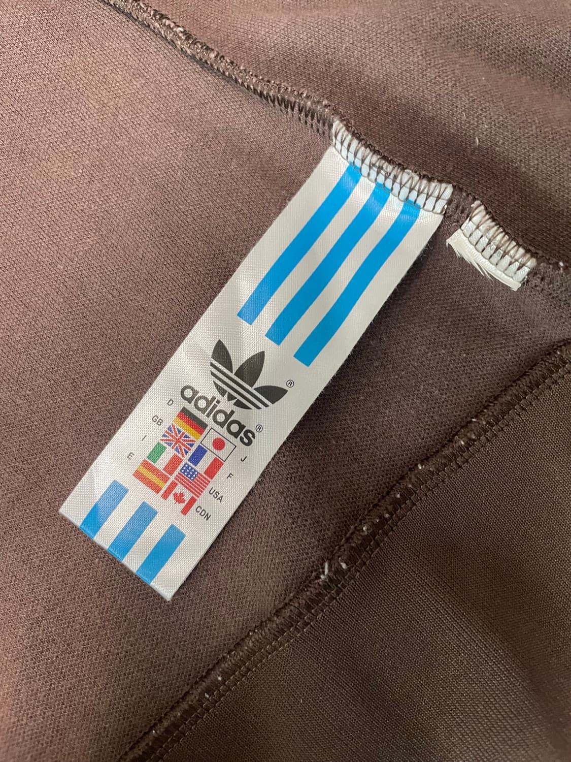 아디다스 트레포일 브라운 트랙탑 져지 M 상품이미지7