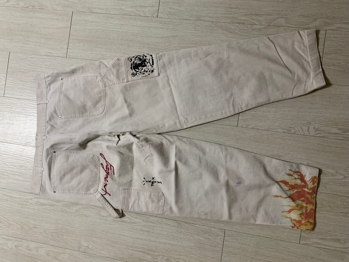 [34]트래비스스캇 프라그먼트 더블니 팬츠 상품이미지2