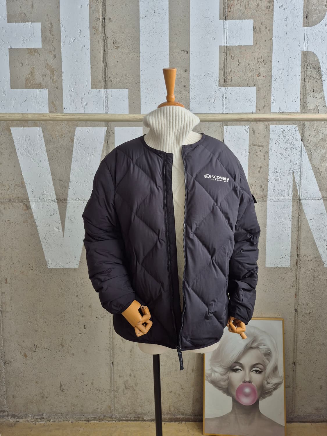 디스커버리 구스경량 패딩(공용100) 상품이미지5