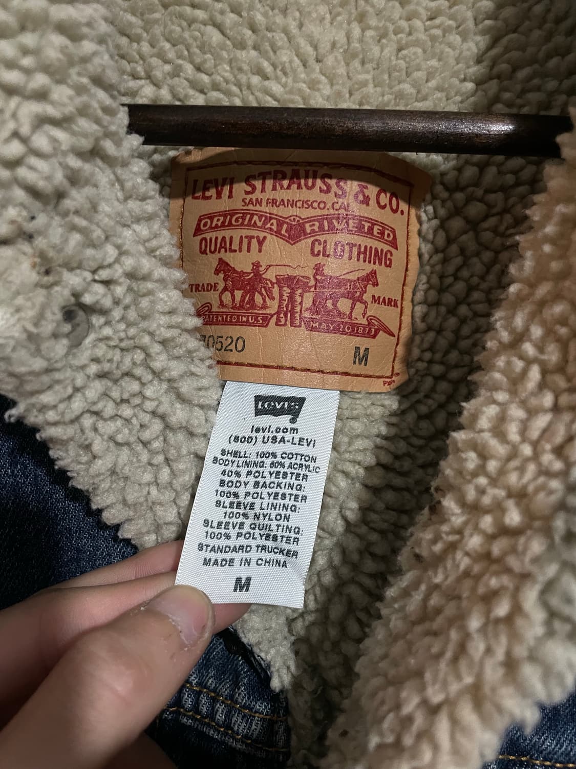 데님 셰르파 자켓 상품이미지6