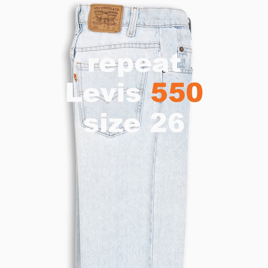리바이스 550 오렌지탭 26사이즈 OR5502602 상품이미지1