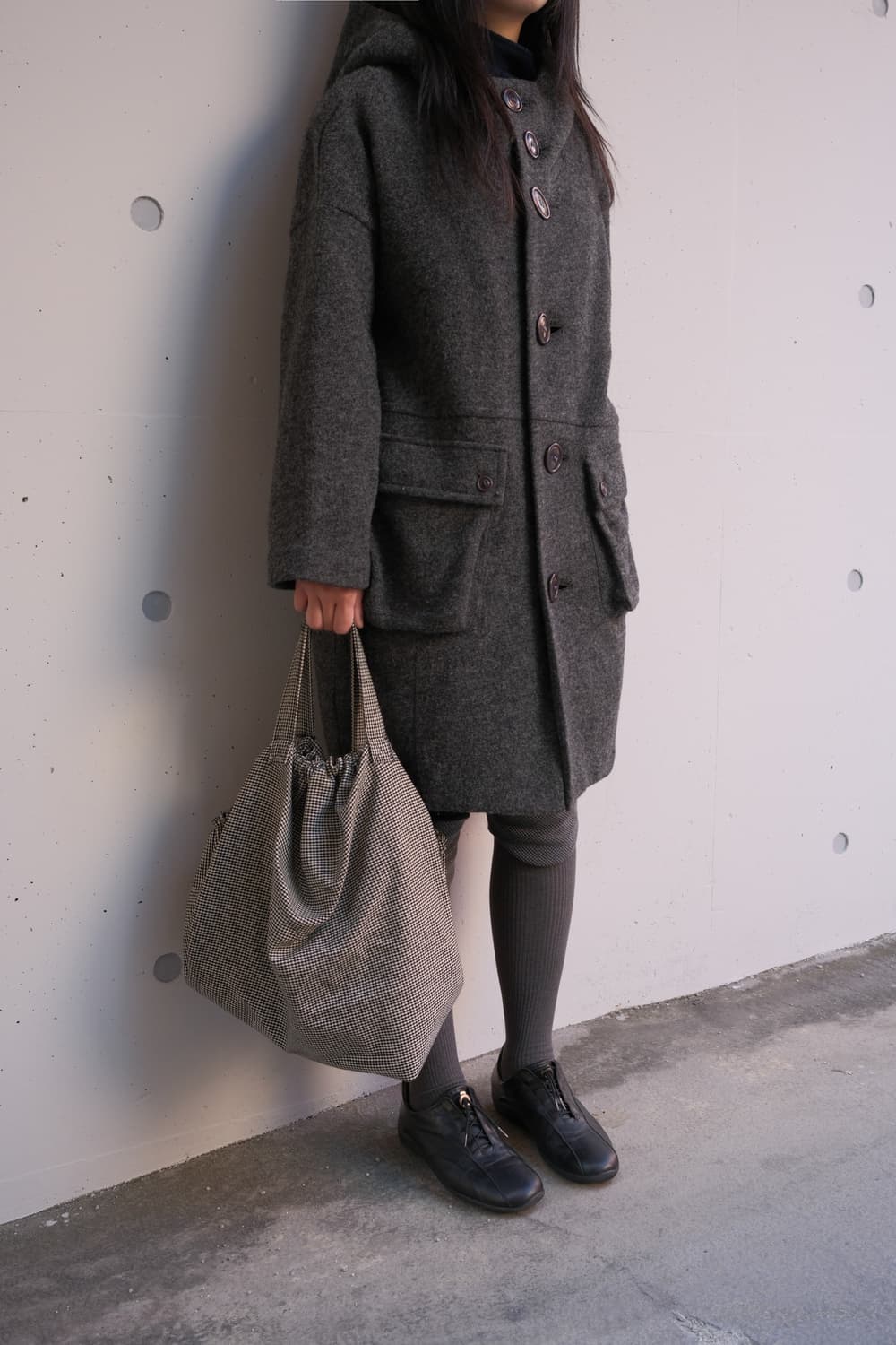 Hound’s-tooth check dumpling bag 상품이미지4