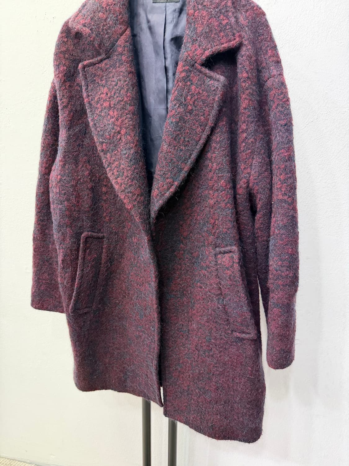 정품) TIME 한섬 여성 모직 코트 90 상품이미지3