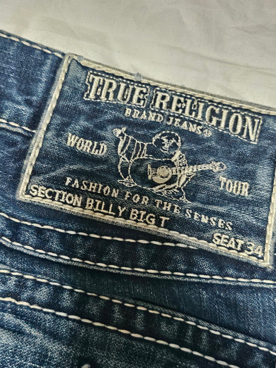 트루릴리젼 스트레이트 핏 데님 팬츠 32 상품이미지8