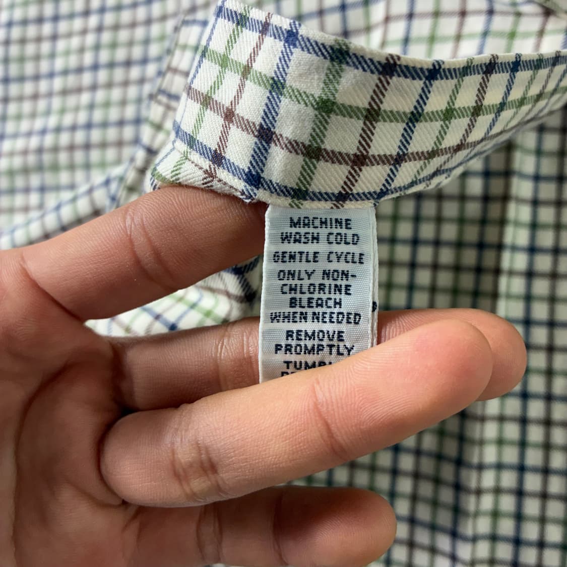 Polo  폴로 랄프로렌 자수 코튼 베이지 체크 셔츠  상품이미지5